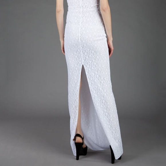 ❤️SOLD❤️Givenchy White Lace Cami gown - Picture 2 of 16